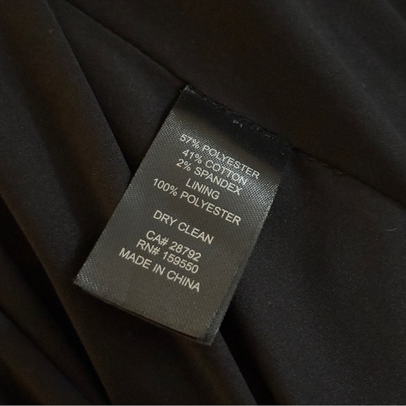 Ellane Rose Chic Houndstooth Pea Coat in Black and White L - Picture 6 of 11